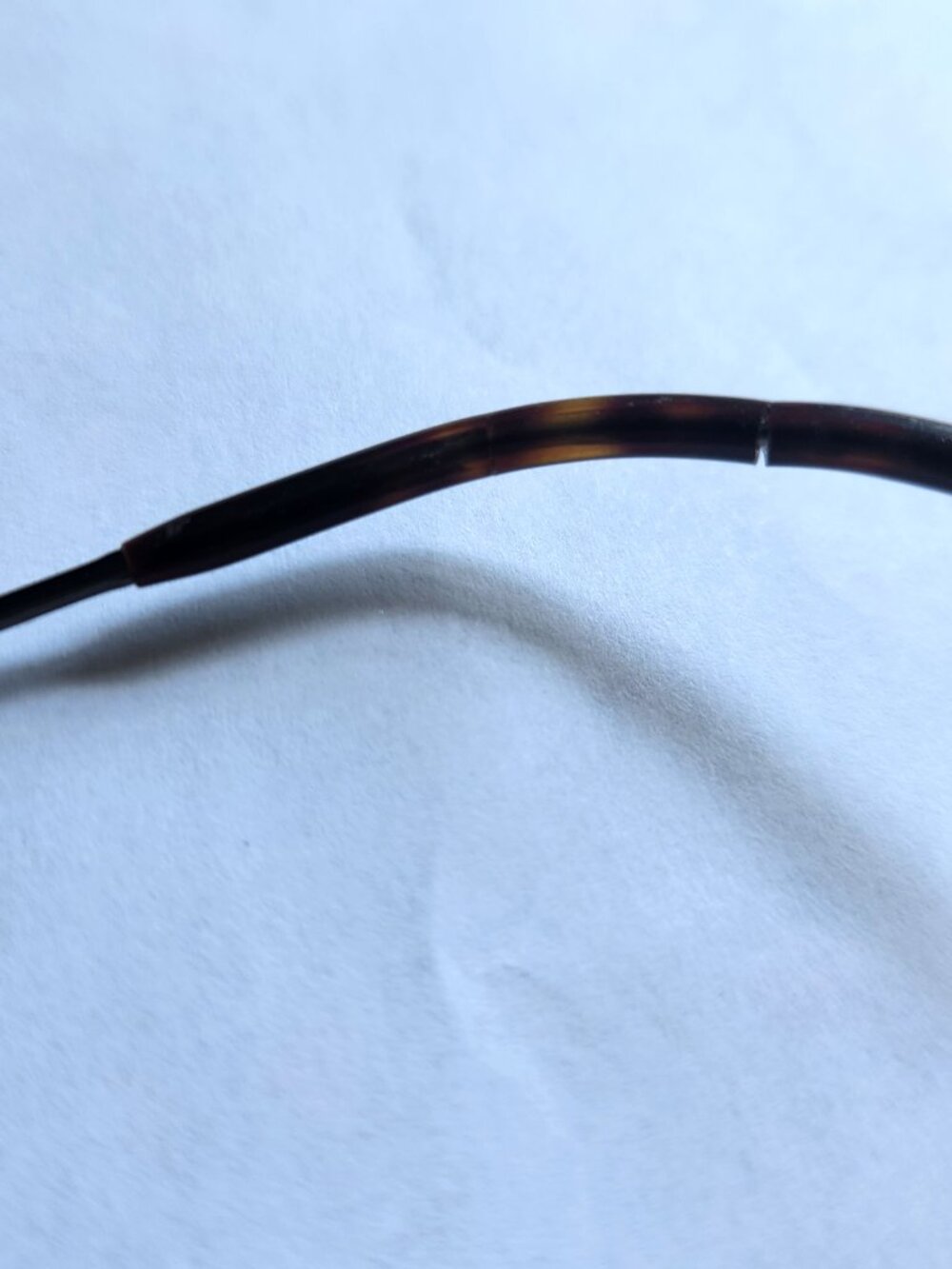 Vintage Moschino M 3539-V Tortoise Eyeglass Frame Front Only Parts Repair Salvag - Picture 2 of 10